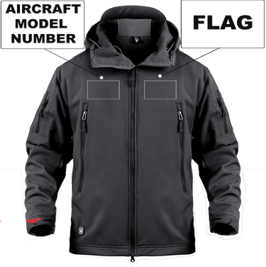 CUSTOM AIRCRAFT MODEL NUMBER & FLAG MILITARY FLEECE THE AV8R